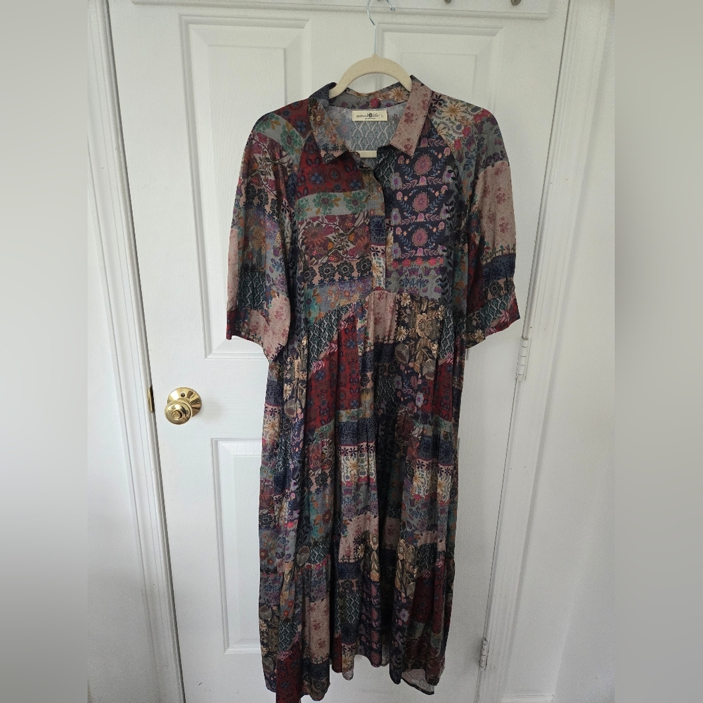 Natural Life Rebecca Midi Patchwork